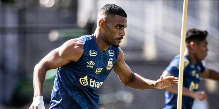 Treino do Santos: João Schmidt segue como dúvida para o jogo da Série B