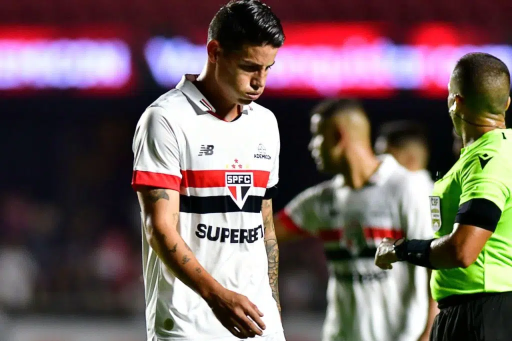 Zubeldía não relaciona James Rodriguez novamente e gera dúvida sobre o futuro no São Paulo