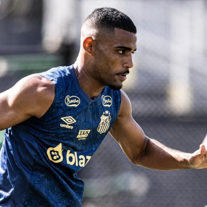 Treino do Santos: João Schmidt segue como dúvida para o jogo da Série B